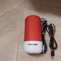 Pantone PT-BS001R1 cassa Portatile Rosso Bluetooth