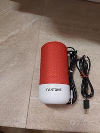 Pantone PT-BS001R1 cassa Portatile Rosso Bluetooth