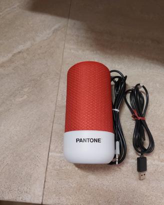 Pantone PT-BS001R1 cassa Portatile Rosso Bluetooth