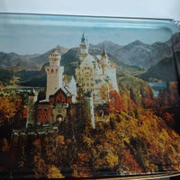 Vassoio paesaggio Vintage