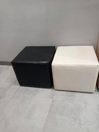 2 pouf comodino