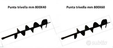 Punte per trivella a scoppio(leggi la descrizione)