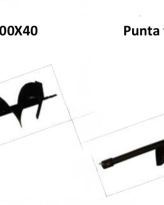 Punte per trivella a scoppio(leggi la descrizione)