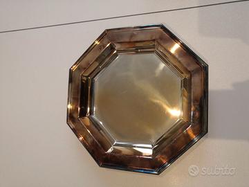 Piatto ottagonale silver plate