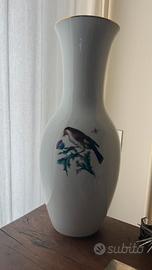 Vaso Richard Ginori anni 70 con uccellino