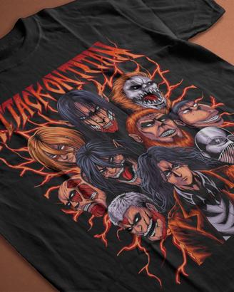 T-Shirt Anime Attack on Titan | Shingeki no Kyojin