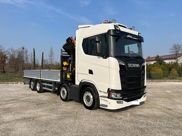 Scania s500 2020 km 45000 palfinger 34002 ore 73