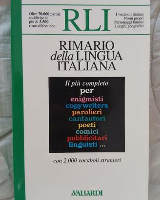 RLI Rimario Della Lingua Italiana - VALLARDI 1993