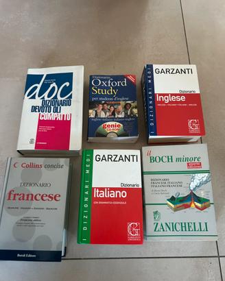 Dizionari e libri di grammatica