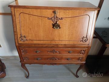 Antica scrivania a ribalta primi anni 900