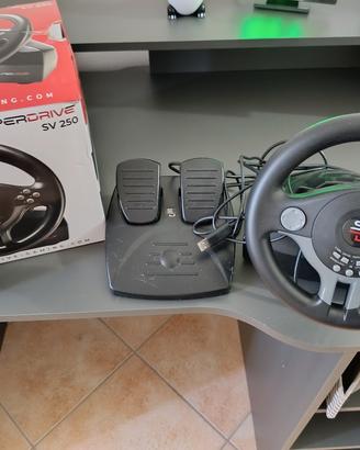  volante e pedali super drive sv250