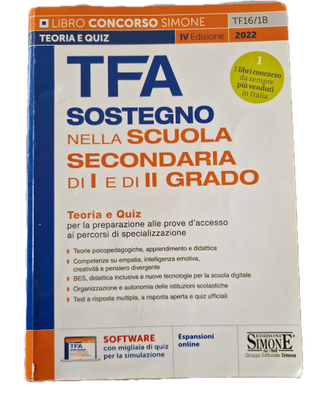 Libro preparazione concorso scuola TFA