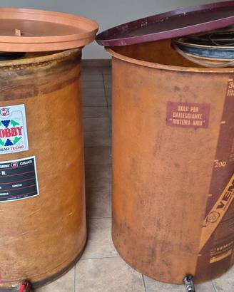 botte in vetro  resina