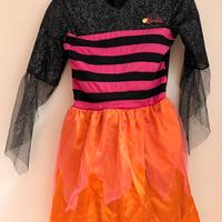 Vestito strega barbie mattel 8-10 anni