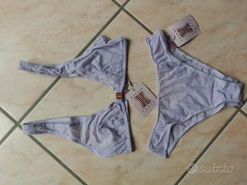 Set Reggiseno + slip Savage x Fenty lilla pastello