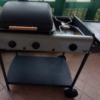 Barbecue portatile a gas con ruote