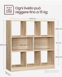 mobile libreria scaffale