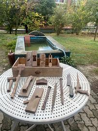 Attrezzi da falegname vintage pialle storiche 1912