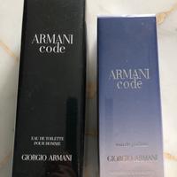 Profumi Armani Code uomo donna