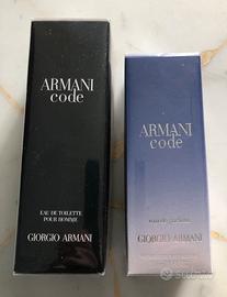Profumi Armani Code uomo donna