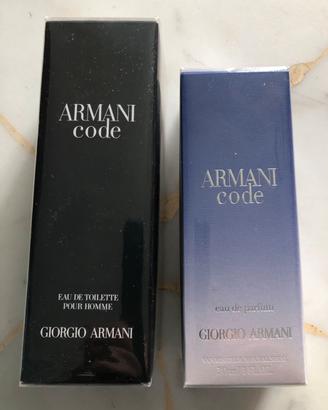 Profumi Armani Code uomo donna