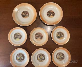 Servizio piatti antiquariato