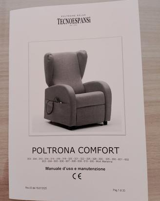 Poltrona relax elettrica 