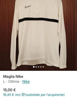 Nike maglia maniche lunghe uomo