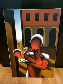 Quadro olio su tela MARK KOSTABI, dim. 60x40 cm