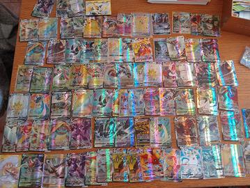 81 carte Pokemon Ex/Vmax/Gx/V