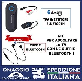 Trasmettitore Bluetooth per tv + cuffie Bluetooth