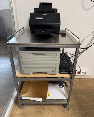 Carrello IKEA in Acciaio con Ruote