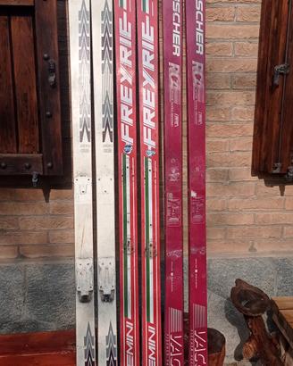 3 paia di sci vintage