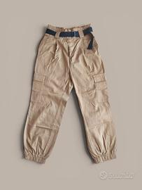 Pantaloni Cargo Jogger Paperbag Stradivarius