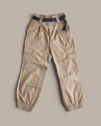 Pantaloni Cargo Jogger Paperbag Stradivarius