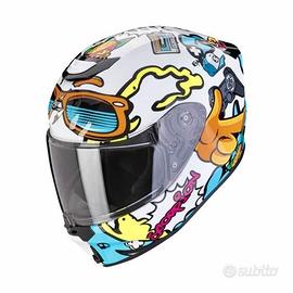 Scorpion Exo-Jnr Air KID HELMETS bianco blu