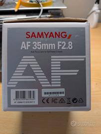 Samyang AF 35mm f/2.8 FE per Sony E-Mount 