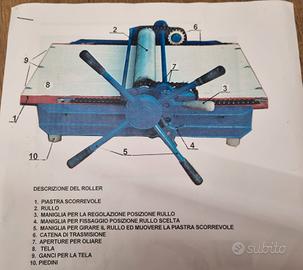 Roller per lavorazione ceramica