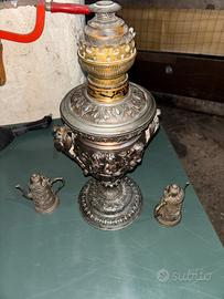 Oggetti in ottone  lume antico da collezione