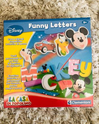 Funny Letters La casa di Topolino NUOVO sigillato