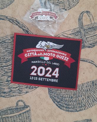 Moto Guzzi raduno 2024 spilla + toppa nuove