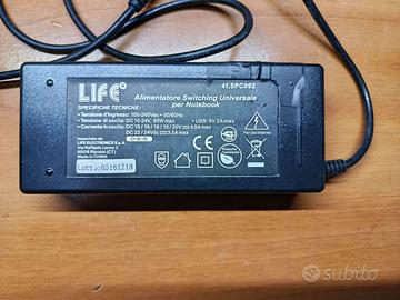 Alimentatore x Notebook universale LIFE