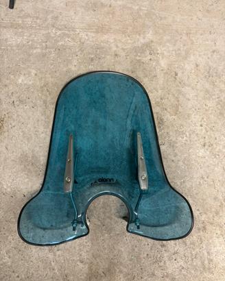 Parabrezza vespa PX azzurrato epoca Olona