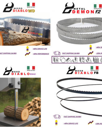 Lame a nastro tutti i modelli brand  e misure