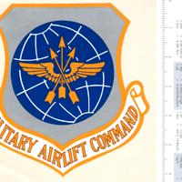 Adesivo Military Airlift Command USAF anni'80/'90