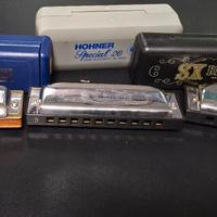 Set 3 Armoniche Hohner Special 20 G + Blues Harp F