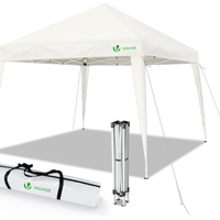 VOUNOT Gazebo Pieghevole da Giardino 3x3 M