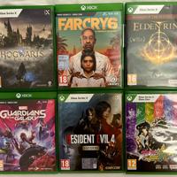 6 giochi per xbox series x o one singoli o blocco