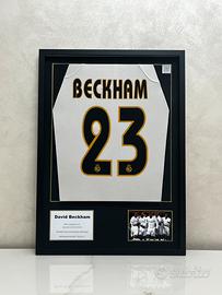 Cornice con maglia Real Madrid Beckham