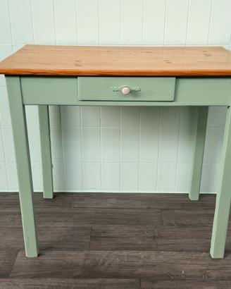 Tavolino in legno stile country vintage shabby